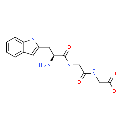 ChemSpider 2D Image | 3-(1H-Indol-2-yl)-L-alanylglycylglycine | C15H18N4O4