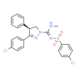 ChemSpider 2D Image | ibipinabant | C23H20Cl2N4O2S