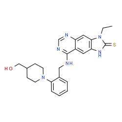ChemSpider 2D Image | THIOQUINAPIPERIFIL | C24H28N6OS