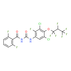 ChemSpider 2D Image | noviflumuron | C17H7Cl2F9N2O3