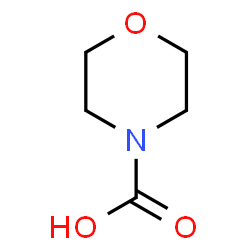 ChemSpider 2D Image | Morpholine-4-carboxylic acid | C5H9NO3