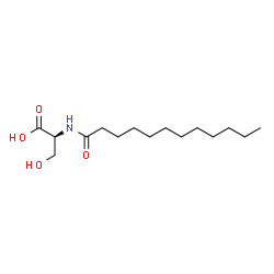 ChemSpider 2D Image | N-Dodecanoyl-L-serine | C15H29NO4
