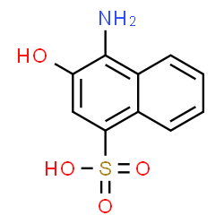 ChemSpider 2D Image | 1-Amino-2-naphthol-4-sulfonic Acid | C10H9NO4S