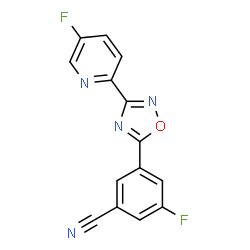 ChemSpider 2D Image | AZD9272 | C14H6F2N4O