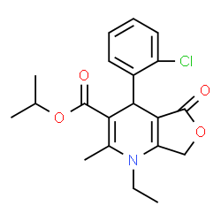 ChemSpider 2D Image | BAY R3401 | C20H22ClNO4
