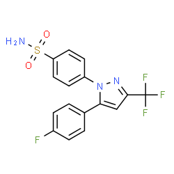 ChemSpider 2D Image | Mavacoxib | C16H11F4N3O2S