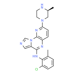 ChemSpider 2D Image | BMS-279700 | C21H22ClN7