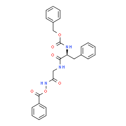 ChemSpider 2D Image | N-[(Benzyloxy)carbonyl]-L-phenylalanyl-N-(benzoyloxy)glycinamide | C26H25N3O6