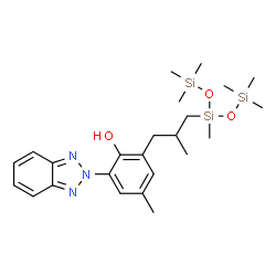 ChemSpider 2D Image | Drometrizole trisiloxane | C24H39N3O3Si3