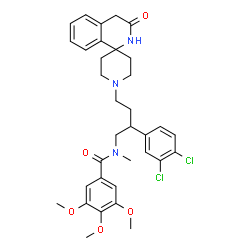 ChemSpider 2D Image | YM44778 | C34H39Cl2N3O5