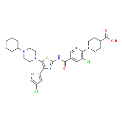 ChemSpider 2D Image | Avatrombopag | C29H34Cl2N6O3S2