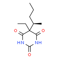 ChemSpider 2D Image | (R)-pentobarbital | C11H18N2O3