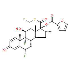 ChemSpider 2D Image | Fluticasone furoate | C27H29F3O6S