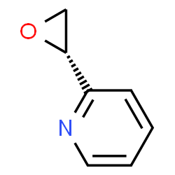 ChemSpider 2D Image | 2-[(2S)-2-Oxiranyl]pyridine | C7H7NO