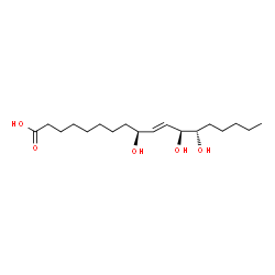 ChemSpider 2D Image | (-)-pinellic acid | C18H34O5