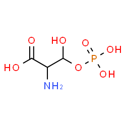 ChemSpider 2D Image | 3-Hydroxy-O-phosphonoserine | C3H8NO7P