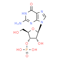 ChemSpider 2D Image | 3'-Guanylic acid | C10H14N5O8P