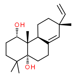 ChemSpider 2D Image | (1alpha,13alpha)-Pimara-8(14),15-diene-1,5-diol | C20H32O2