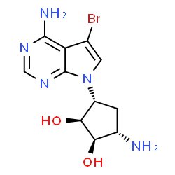 ChemSpider 2D Image | A-286501 | C11H14BrN5O2