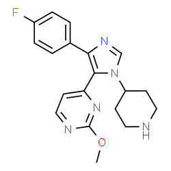 ChemSpider 2D Image | SB-242235 | C19H20FN5O