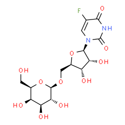 ChemSpider 2D Image | 5-Fluoro-5'-O-beta-D-galactopyranosyluridine | C15H21FN2O11
