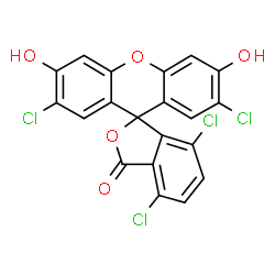 ChemSpider 2D Image | 2',4,7,7'-Tetrachloro-3',6'-dihydroxy-3H-spiro[2-benzofuran-1,9'-xanthen]-3-one | C20H8Cl4O5