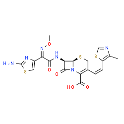 ChemSpider 2D Image | cefditoren | C19H18N6O5S3