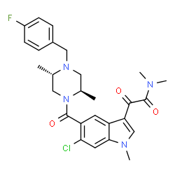 ChemSpider 2D Image | Talmapimod | C27H30ClFN4O3