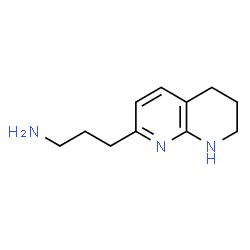 ChemSpider 2D Image | 5,6,7,8-TETRAHYDRO-1,8-NAPHTHYRIDIN-2-PROPYLAMINE | C11H17N3