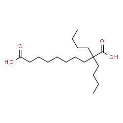 ChemSpider 2D Image | 2,2-Dibutyldecanedioic acid | C18H34O4