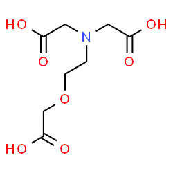 ChemSpider 2D Image | 2,2'-{[2-(Carboxymethoxy)ethyl]imino}diacetic acid | C8H13NO7
