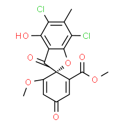 ChemSpider 2D Image | (+)-Erdin methyl ester | C17H12Cl2O7