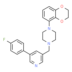 ChemSpider 2D Image | Adoprazine | C24H24FN3O2