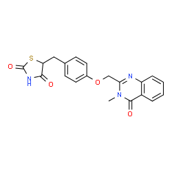 ChemSpider 2D Image | Balaglitazone | C20H17N3O4S
