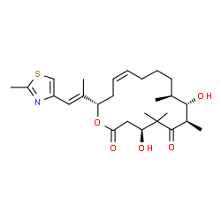 ChemSpider 2D Image | epothilone C | C26H39NO5S