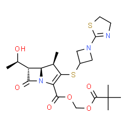 ChemSpider 2D Image | tebipenem pivoxil | C22H31N3O6S2