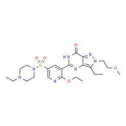 ChemSpider 2D Image | gisadenafil | C23H33N7O5S