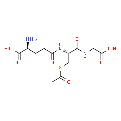 ChemSpider 2D Image | S-acetylglutathione | C12H19N3O7S