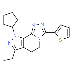 ChemSpider 2D Image | Tofimilast | C18H21N5S