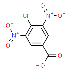 ChemSpider 2D Image | 4-Chloro-3,5-dinitrobenzoic acid | C7H3ClN2O6