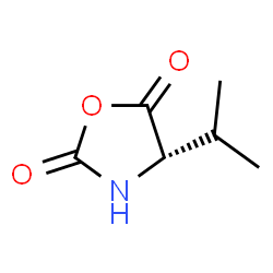 ChemSpider 2D Image | (4S)-4-Isopropyl-1,3-oxazolidine-2,5-dione | C6H9NO3