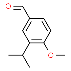 ChemSpider 2D Image | 3-Isopropyl-4-methoxybenzaldehyde | C11H14O2
