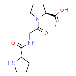 ChemSpider 2D Image | L-Prolylglycyl-L-proline | C12H19N3O4