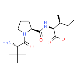 ChemSpider 2D Image | 3-Methyl-L-valyl-L-prolyl-L-isoleucine | C17H31N3O4