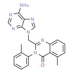 ChemSpider 2D Image | IC 87114 | C22H19N7O