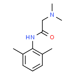 ChemSpider 2D Image | N-(2,6-Dimethylphenyl)-N~2~,N~2~-dimethylglycinamide | C12H18N2O