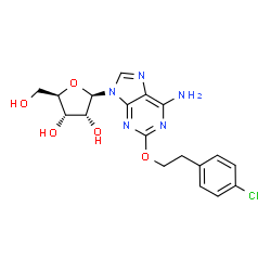 ChemSpider 2D Image | sonedenoson | C18H20ClN5O5