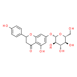 ChemSpider 2D Image | Naringenin-7-glucoside | C21H22O10