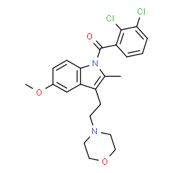 ChemSpider 2D Image | GW-405,833 | C23H24Cl2N2O3