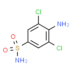 ChemSpider 2D Image | 3,5-DICHLOROSULFANILAMIDE | C6H6Cl2N2O2S